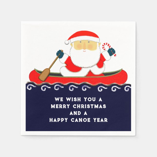 Servilleta De Papel Fiesta de Navidades divertidos (Anverso)