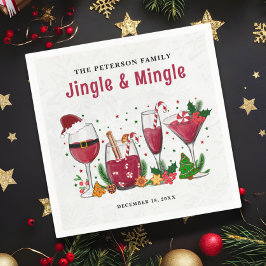 Servilleta De Papel Fiesta de Navidades Jingle y Mingle