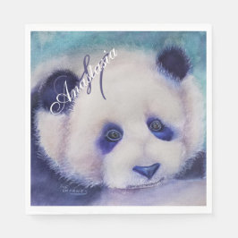 SERVILLETA DE PAPEL FIESTA DE NEGRO Y BLANCO MONOGRAMA