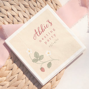 Servilleta De Papel Fiesta de Nidificación Frutas y Flores Chica Baby 