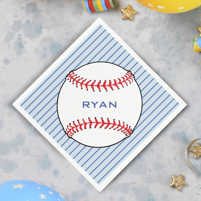 Servilleta De Papel Fiesta de Niños Personalizados de Ball de Béisbol  (Subido por el creador)