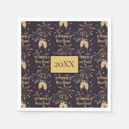 Servilleta De Papel Fiesta de Nochevieja Champán