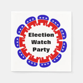 Servilleta De Papel Fiesta de Observador Electoral Republicano