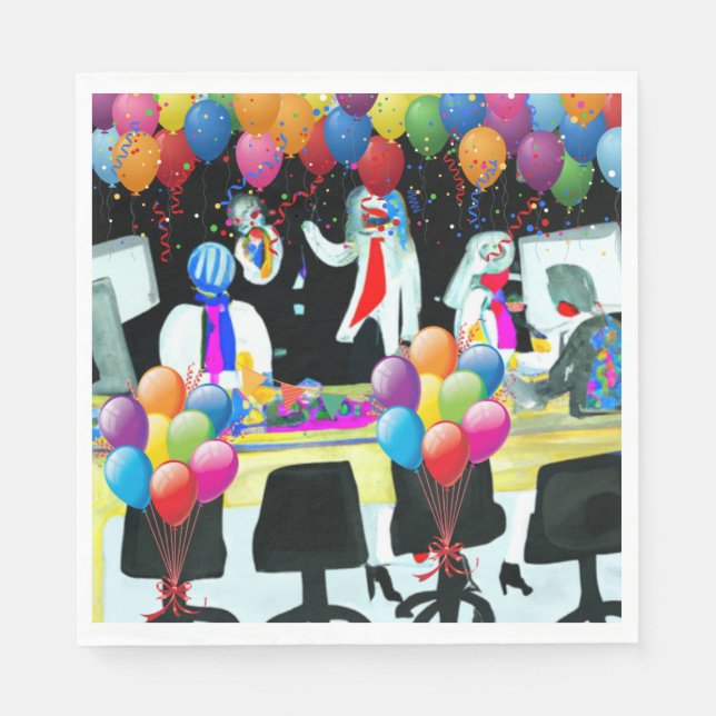 Servilleta De Papel Fiesta de Office (Anverso)