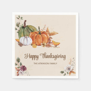 Servilleta De Papel Fiesta de otoño de Rustic Thanksending