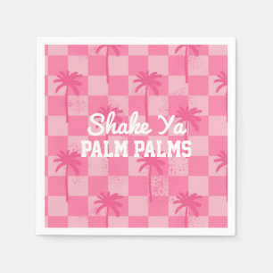 Servilleta De Papel Fiesta de Palm Springs Shake Ya Palm Palm Palm Nap
