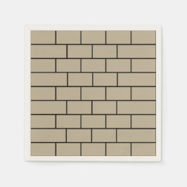 Servilleta De Papel Fiesta de pared de ladrillo