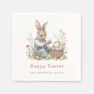 Servilleta De Papel Fiesta de Pascua con Acuarela