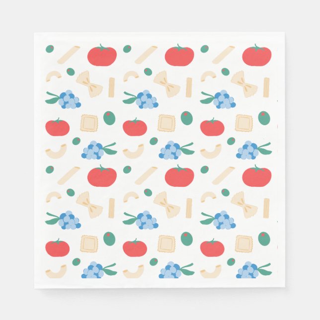 Servilleta De Papel Fiesta de Pasta That's Amore Despedida de Soltera  (Anverso)