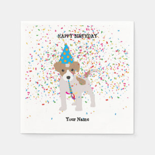 Servilleta De Papel Fiesta de perros - Animales en la fiesta de cumple