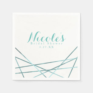 Servilleta De Papel Fiesta de Personalizado de líneas geométricas mode