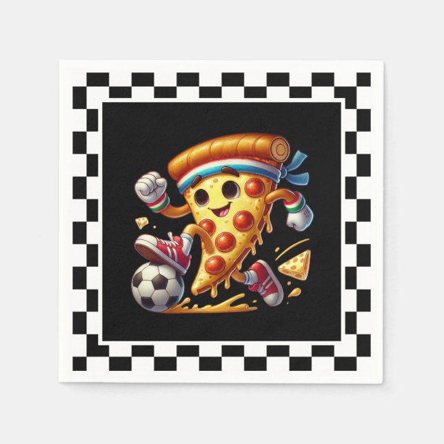 Servilleta De Papel fiesta de pizza de Guay Soccer (Anverso)