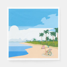 Servilleta De Papel Fiesta de playa