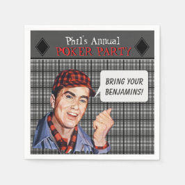 Servilleta De Papel Fiesta de Póker de Phil
