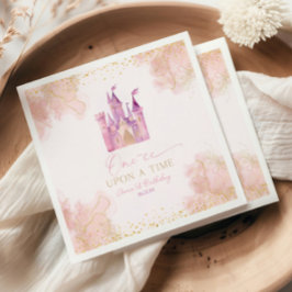 Servilleta De Papel Fiesta de primer cumpleaños de la princesa One-ce 