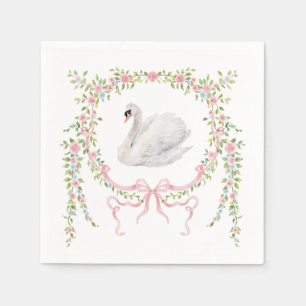 Servilleta De Papel Fiesta de Princesita Cisne Femenina