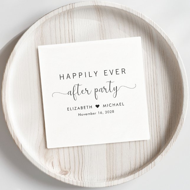 Servilleta De Papel Fiesta de recepción de boda después de la boda (Subido por el creador)