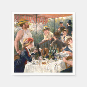 Servilleta De Papel Fiesta de Renoir French Luncheon Boating