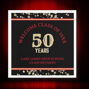 Servilleta De Papel Fiesta de Reunión de la 50ª clase festiva