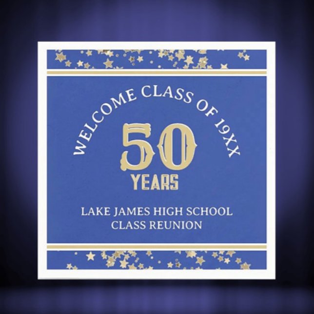 Servilleta De Papel Fiesta de Reunión de la 50ª clase festiva (Subido por el creador)