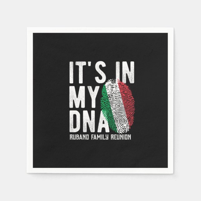 Servilleta De Papel Fiesta de Reunión Italiana (Anverso)