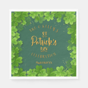 Servilleta De Papel Fiesta de San Patricio de Trébol
