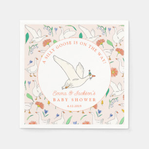 Servilleta De Papel Fiesta de Silly Goose Baby Shower