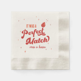 Servilleta De Papel Fiesta de Soltera de la Pareja Perfecta