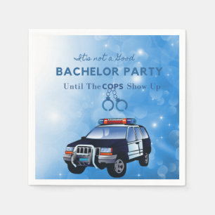 Servilleta De Papel Fiesta de Soltero Divertida Hasta que Llega la Pol