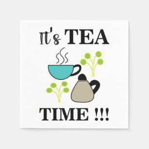 Servilleta De Papel Fiesta de taza de té de la hora del té