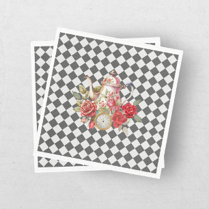 Servilleta De Papel Fiesta de té Alice en Wonderland para niñas cumple