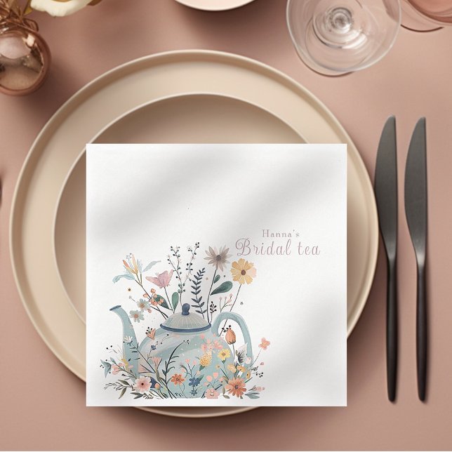 Servilleta De Papel Fiesta de té chic  Desayuno de novia   (Subido por el creador)