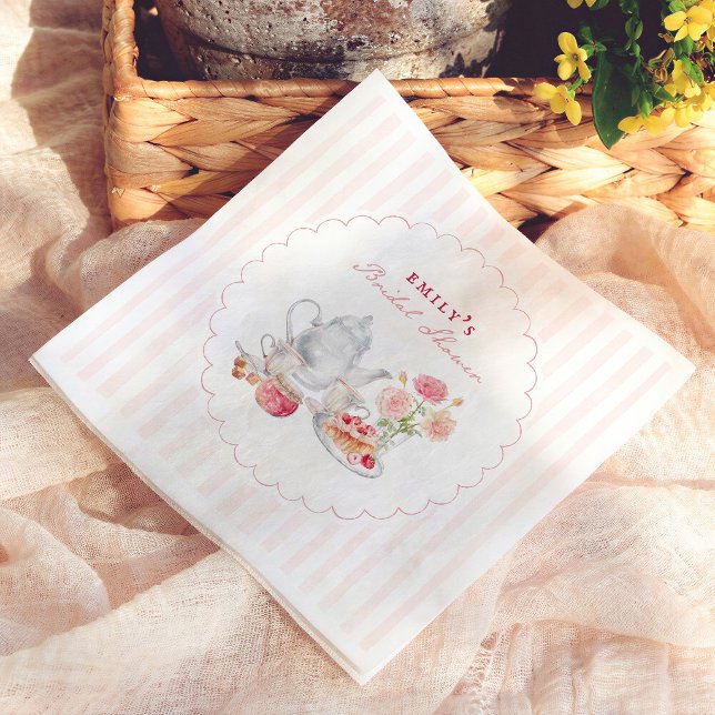 Servilleta De Papel Fiesta de té de jardín Despedida de soltera (Subido por el creador)