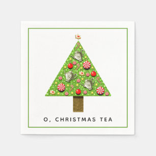 Servilleta De Papel Fiesta de Té de Vacaciones de Navidad