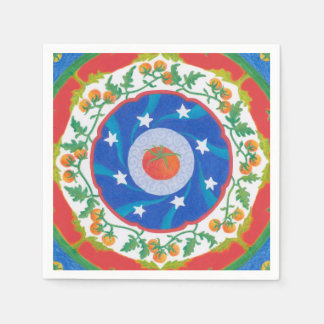 Servilleta De Papel Fiesta de Tomate Zesty Napkin
