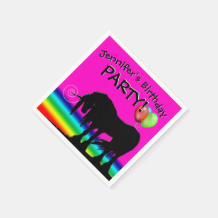 Servilleta De Papel Fiesta de unicornio arcoiris