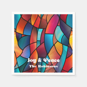 Servilleta De Papel Fiesta de vacaciones de vidrio contenido