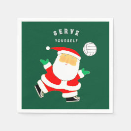 Servilleta De Papel Fiesta de vacaciones de voleibol