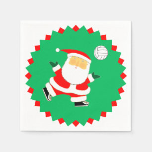 Servilleta De Papel Fiesta de vacaciones de voleibol