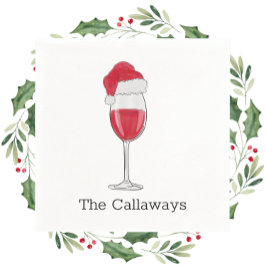 Servilleta De Papel Fiesta de vacaciones personalizada de vidrio de vi