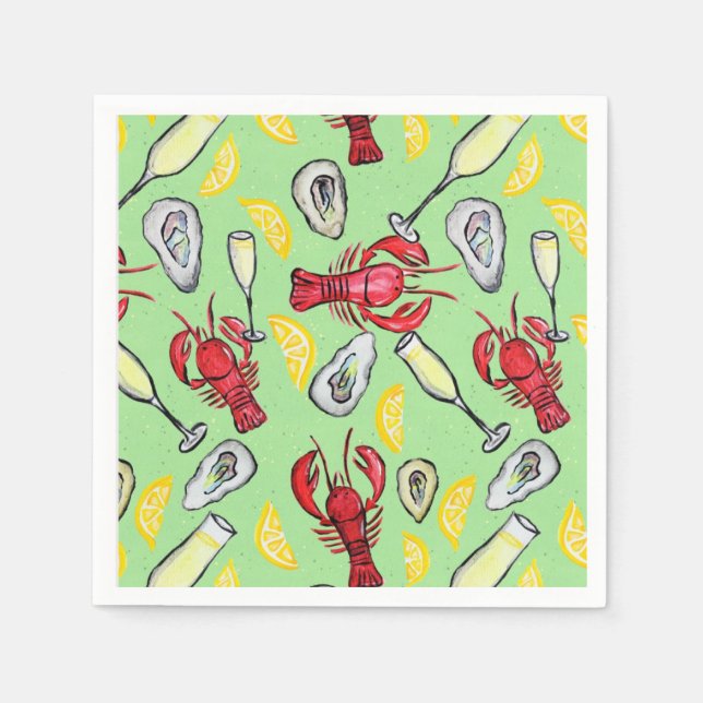 Servilleta De Papel Fiesta de verano (Anverso)