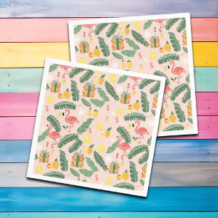 Servilleta De Papel Fiesta de verano Flamingo & Gifts