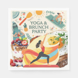 Servilleta De Papel Fiesta de yoga y brunch