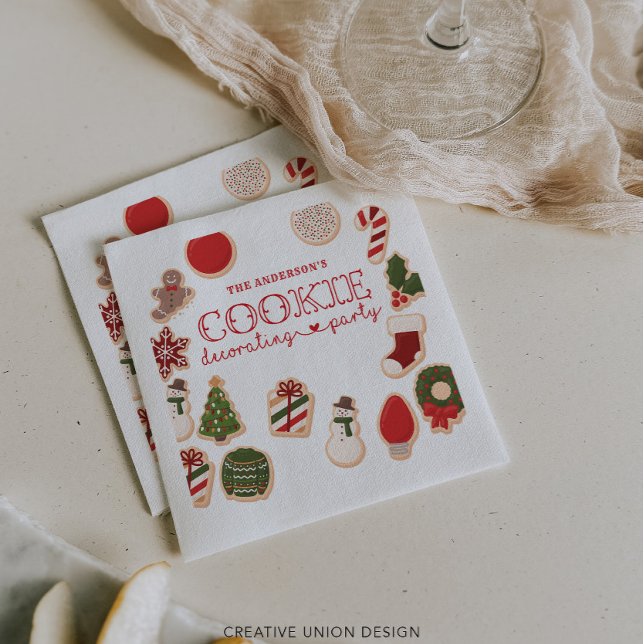 Servilleta De Papel Fiesta decorador de cookies navidades (Subido por el creador)