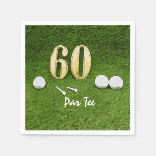 Servilleta De Papel Fiesta del año 60 por golfista
