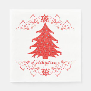 Servilleta De Papel Fiesta del árbol de Navidad de celebración
