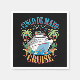 Servilleta De Papel Fiesta del barco mexicano Cinco De Mayo