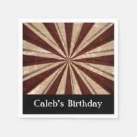 Fiesta del Carnaval de Vintage Cena Cocktail Napki