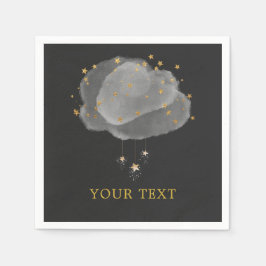 Servilleta De Papel Fiesta del cielo de la noche de las estrellas de l