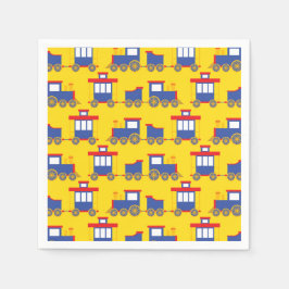 Servilleta De Papel Fiesta del cumpleaños del tren